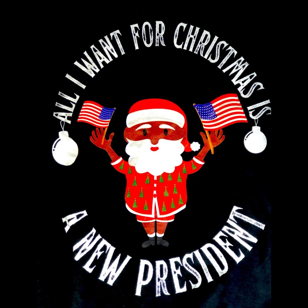 Funny I want a New President Anti Biden Pro Trump Black Men Women Unisex